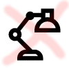 Table lamp icon